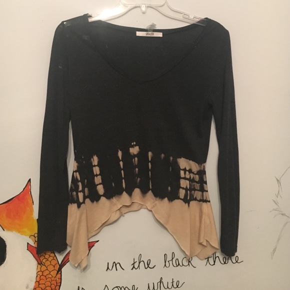 long sleeve tie die