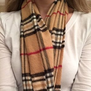 Burberry print scarf // Cashmink brand