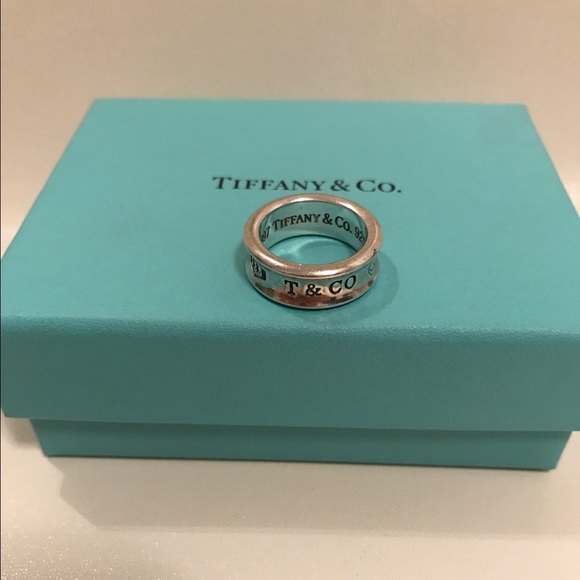 Tiffany & Co 1837 ring in sterling silver