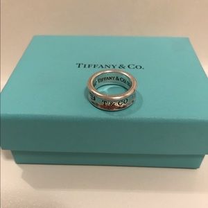 Tiffany & Co 1837 ring in sterling silver