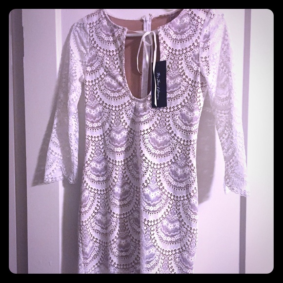 For love and lemons white lace dress.