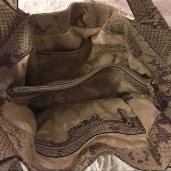 Michael Kors Snakeskin Purse - Picture 4 of 4