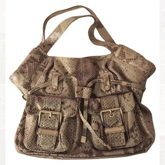 Michael Kors Snakeskin Purse - Picture 1 of 4