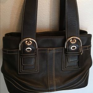 Coach Handbag -- Black