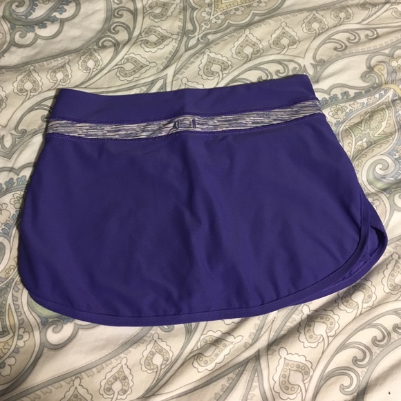 Purple running skirt