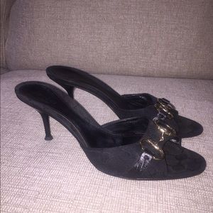 Gucci authentic black sandals.
