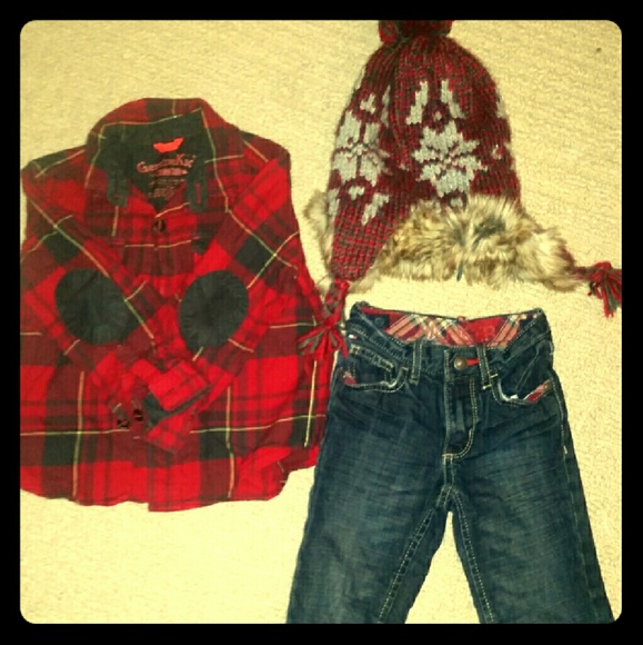 !!SOLD☆☆☆☆ toddler Boy Holiday complete outfit