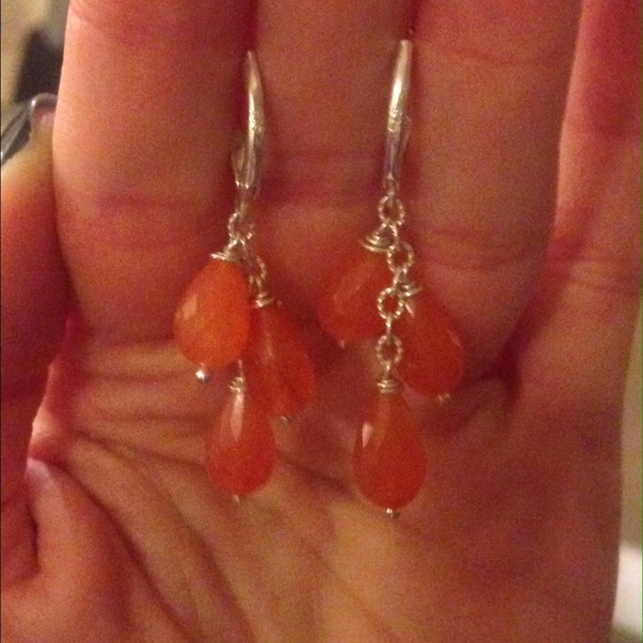 Authentic Carnelian earrings