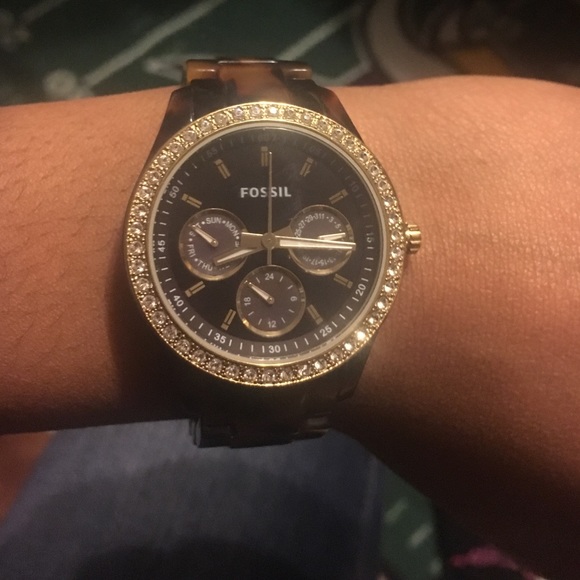 Fossil marble watch