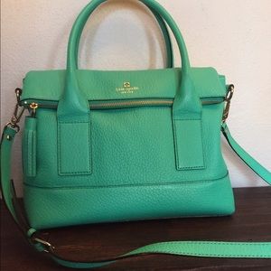 Kate Spade Turquoise Tassel Handbag