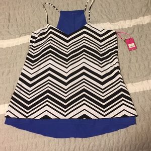NWT chevron tank reversible