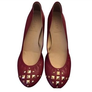 J Crew Cece Flats, Made in Italy