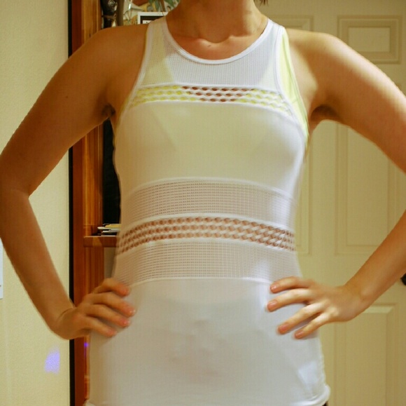 White Lorna Jane tank top