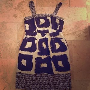 Banana republic brown and beige dress no flaws