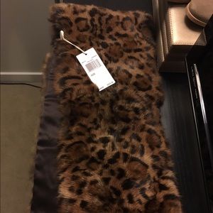 SOLD Michael Kors Collection rabbit fur scarf