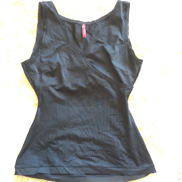 Black spanx tank top