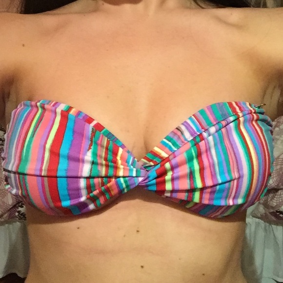 NWOT Victoria's Secret Colored Strapless Bikini