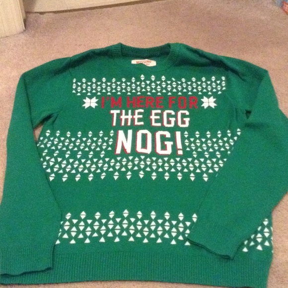 Men's Mossimo "ugly" Christmas sweater