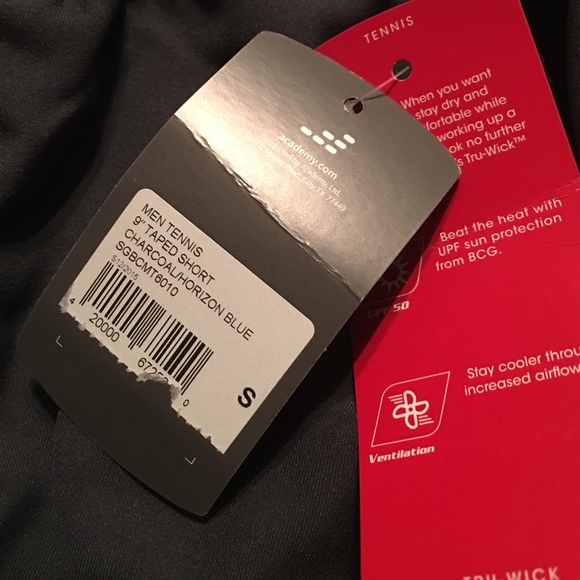 Men's bcg tennis 9" drawstring shorts - Picture 2 of 4