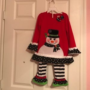 Rare Editions Tophat snowman outfit