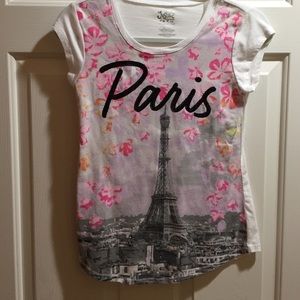 Paris Tshirt with sequins and glitter