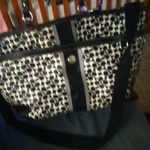 Coach diaper bag