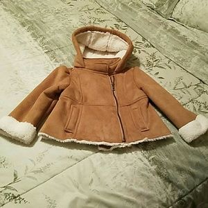 Toddler Girls Suede Jacket 3T