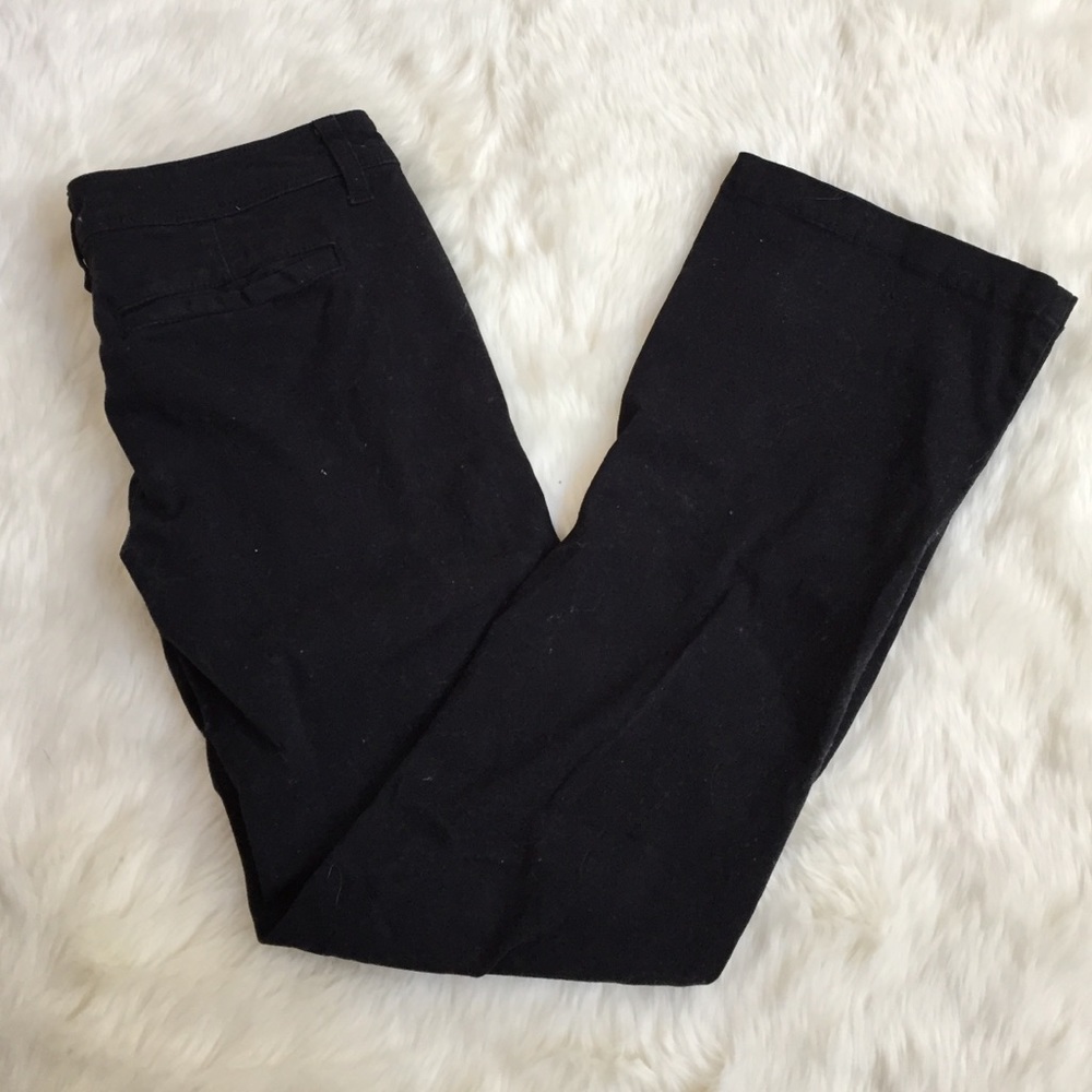 Boot cut black jeans
