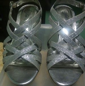 Alfani step n flex glitter sandals