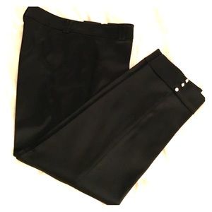 WHBM Satin Cropped Capri pants