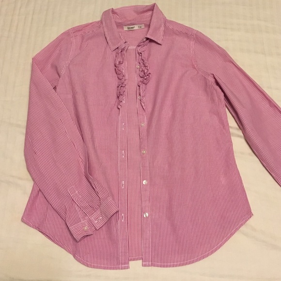 OLD NAVY / Office Pinned Pink Button Down