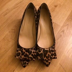 Talbots leopard heels