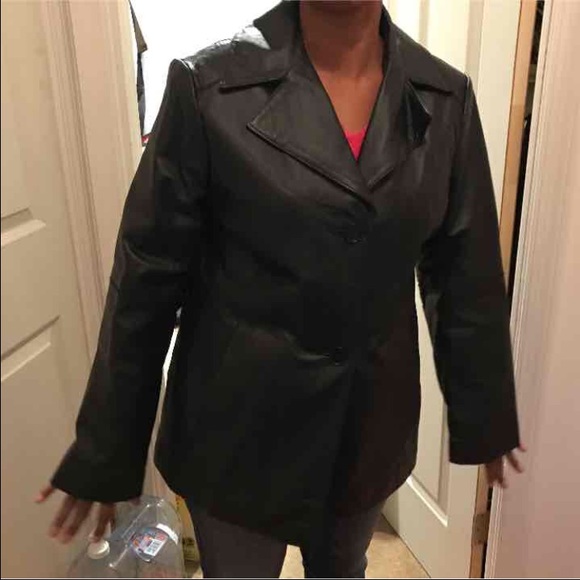 Leather jacket