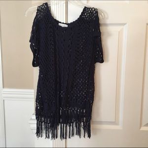 Dark blue summer shirt