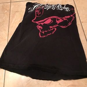 Lovingly used metal mulisha tube top