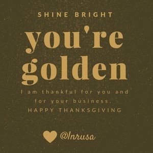 I'm thankful for YOU!