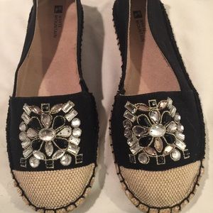 White Mountain Jeweled Espadrilles