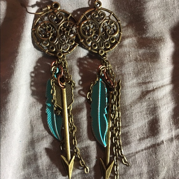 Handmade Dreamcatcher Earrings - Picture 4 of 4