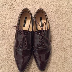 Beautiful purple Oxford shoes like new