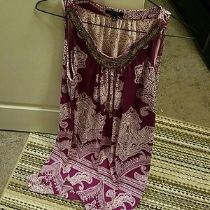 Purple sequined dress