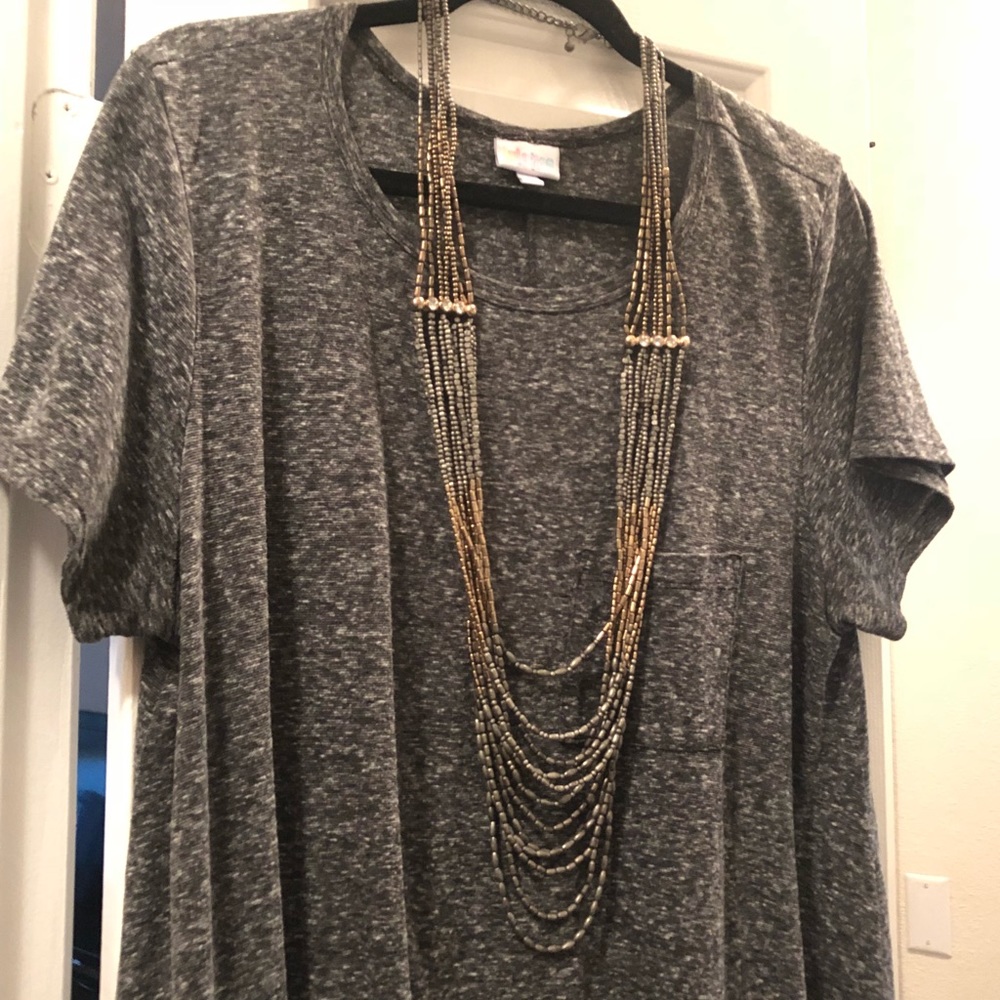 Long Beaded Statement Necklace