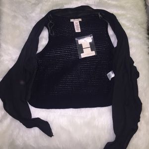 ⬛️▪️Sleeveless black cardigan▪️⬛️