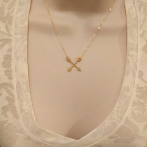 Double Arrow Necklace