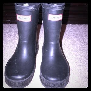 Toddler Hunter Rain Boots. US 7B, 8G.