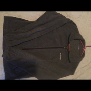 Heather Grey Columbia Fleece Jacket 👚