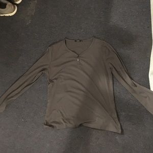 Finejo size xxl (fits more like L-XL) 3/4 V neck