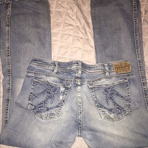 Size 33 reg Silvers!!!!