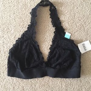 PINK by Victoria's Secret Black Bralette- NEW