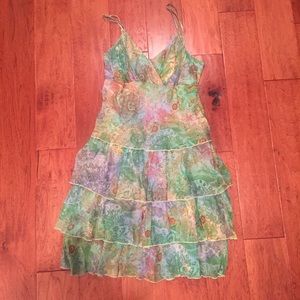 LILY strapping ruffled dress!!