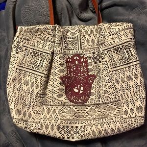 Lucky 🍀 Brand Hamsa Tote EUC